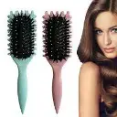 Curly square hairbrush 